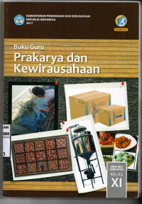 Image of Buku Guru | Prakarya dan Kewirausahaan | SMA/MA/SMK/MAK Kelas XI
