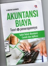 Image of Akuntansi Biaya Teori & Penerapannya