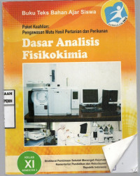 Image of Dasar Analisis Fisikokimia kelas XI semester 3