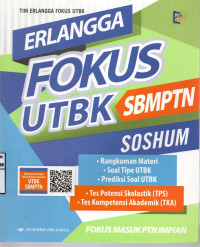 Image of ERLANGGA || FOKUS UTBK SBMPTN SOSHUM